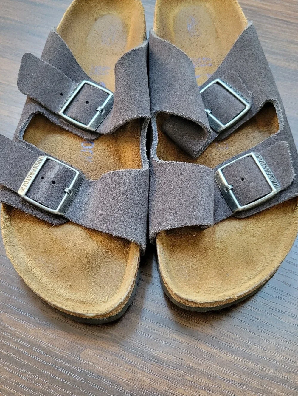 Birkenstock Suede Arizona Sandal Women Size EU 41 US 10 Comfort Casual Slip On